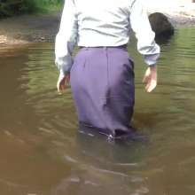 DungeonMasterOne: Susie in Wet Skirt Uniform