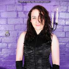 DungeonMasterOne: Lady Rose drenched in custard in a PVC catsuit and satin corset!