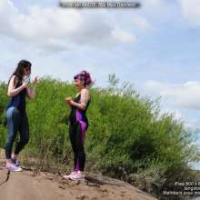 DungeonMasterOne: Violet Vixen and Isabeau, the 80s Mud Dancers!