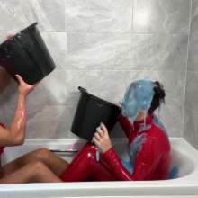 TheGungeZone: Belle and Callie's Messy Gunge Bath