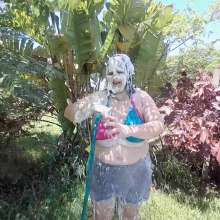 Darkabyss445: Bikini Top Messy Gunge and Pies