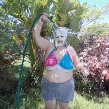 Darkabyss445: Bikini Top Messy Gunge and Pies
