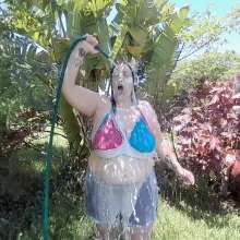 Darkabyss445: Bikini Top Messy Gunge and Pies