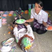 RevSlymsford: Brenda And Luna: Schoolgirl Bully Uses Wam To Trash Nerd