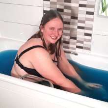 CheekyLuna: Cheekyluna's Warm Blue Jelly Bath