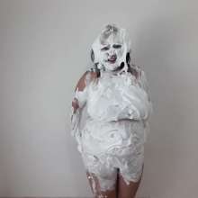 Darkabyss445: Creamed Face and Underwear Cream Filling