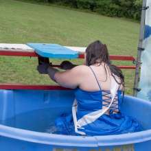 JD and Messy Andi: Prom Queen in the Dunk Tank!