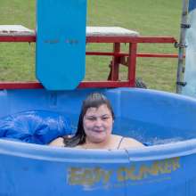 JD and Messy Andi: Prom Queen in the Dunk Tank!