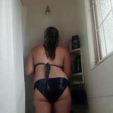Thefetishgirl: Getting Wet in a Bikini, Hair Washing