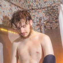 Wet Live Team: Great Full Soaking, He Enjoyed His Wet Look!  Topless Boy