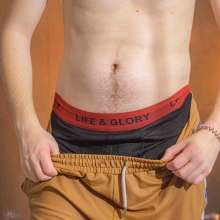 Wet Live Team: Great Full Soaking, He Enjoyed His Wet Look!  Topless Boy