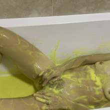 Wamgirlx: Gunge Orgasm in the Bath