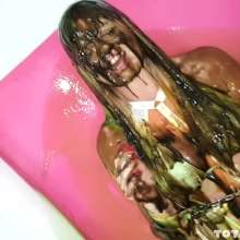 TotallyGunged: Lottie Lalay Confesses Naughty Secrets in a Gunge Tank!
