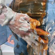 Your Wet Cat: He Was Punished with Lots of Pie and Chocolate on His Head!