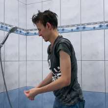 Your Wet Cat: He Was Punished with Lots of Pie and Chocolate on His Head!