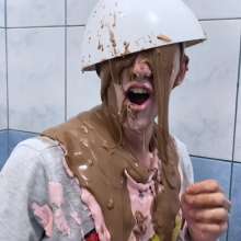 Your Wet Cat: He Was Punished with Lots of Pie and Chocolate on His Head!
