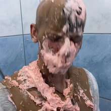 Your Wet Cat: He Was Punished with Lots of Pie and Chocolate on His Head!
