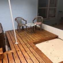 Dirty Muse: Finally finished the Deck around the Mud Pit.