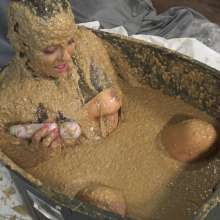 Jayce: When you order too much breakfast?  Submerge and Cum in it!
