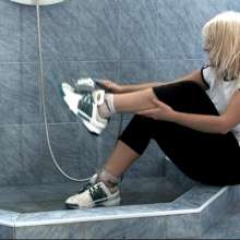 Lara_eurowam: Judith Soaks Herself in the Shower and Pool after Jogging