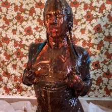 RevSlymsford: Kaydens Chocolate Batter Messy Fun In Turtleneck.