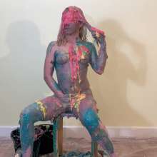 RevSlymsford: Kaydens In Pantyhose Gets Messy With Cake, Pies + Slimes