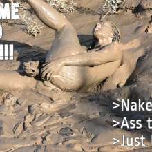 VioletVixen: Naked Anal in the Mud Risky Extreme WAM