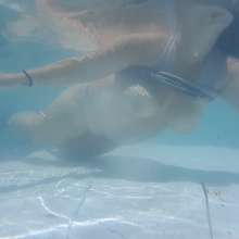 Darkabyss445: Naked Bouncing Boobs Underwater