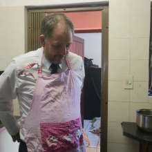 OnlyErotic_69: Naughty Naked Chef Punished with Custard Pies and Batter