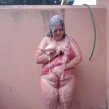 Darkabyss445: Pink Swimsuit Filling with Slime