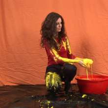 Lara_eurowam: Sandra Is Back to Get Gunged with Yelloow Slime