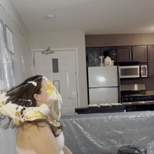hooliham: Part 2: Hooliham's girlfriend gets caught up in a Beantwn pie fight!