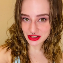 Slimed Models: Anastasia Gets Sexy With Blue Cake Batter