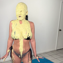 Slimed Models: Playboy Model in Her First-Ever Wamming!