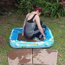 Thefetishgirl: Soaking Wet Sneakers