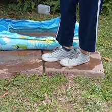 Thefetishgirl: Soaking Wet Sneakers