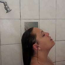 Darkabyss445: Soapy Suds Close up Hair Washing