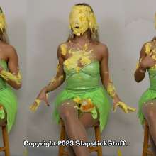 SlapstickStuff: Our Lil' Dominican Hottie as Messy Tinker Bell!
