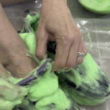 Wamgirlx: Trashing Sneakers (Trainers) with Super Sticky Slime