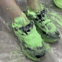 Wamgirlx: Trashing Sneakers (Trainers) with Super Sticky Slime