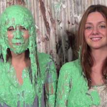 Anglefan: Ava and Carrie go from clean to... multiple colors