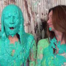 Anglefan: Ava and Carrie go from clean to... multiple colors