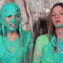 Anglefan: Ava and Carrie go from clean to... multiple colors