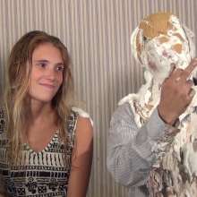 Anglefan: Waitress pie/slime scene now edited!  Arielle provides exceptional service!