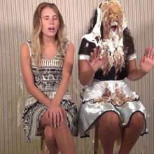 Anglefan: Waitress pie/slime scene now edited!  Arielle provides exceptional service!