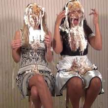 Anglefan: Waitress pie/slime scene now edited!  Arielle provides exceptional service!