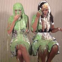 Anglefan: Waitress pie/slime scene now edited!  Arielle provides exceptional service!