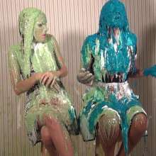 Anglefan: Waitress pie/slime scene now edited!  Arielle provides exceptional service!