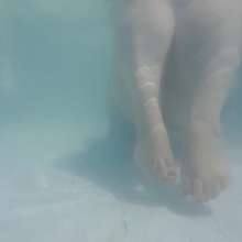 Darkabyss445: Wet Denim Dress Underwater Video