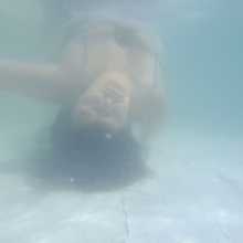 Darkabyss445: Wet Denim Dress Underwater Video